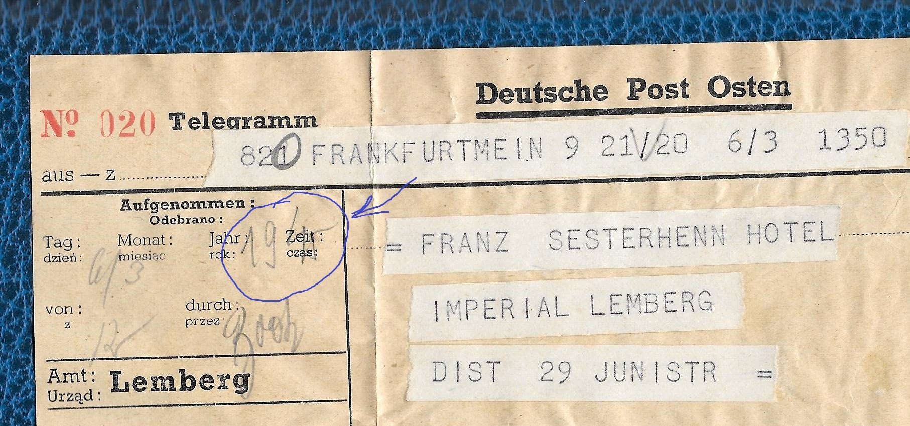 0riginal DDR Telegramm Formular mit Umschlag Deutsche Post UNBENUTZT! 